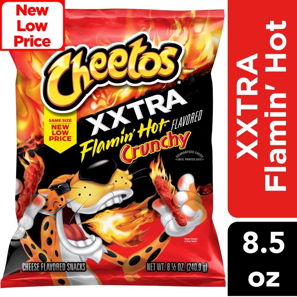 Cheetos XXTRA Flamin' Hot Crunchy Cheese Flavored Snacks - 8.5oz