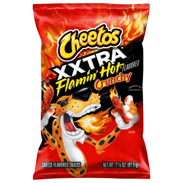Cheetos Xxtra Flamin' Hot Crunchy Cheese Flavored Snacks Cheetos Xxtra Flamin' Hot Crunchy Cheese Flavored Snacks