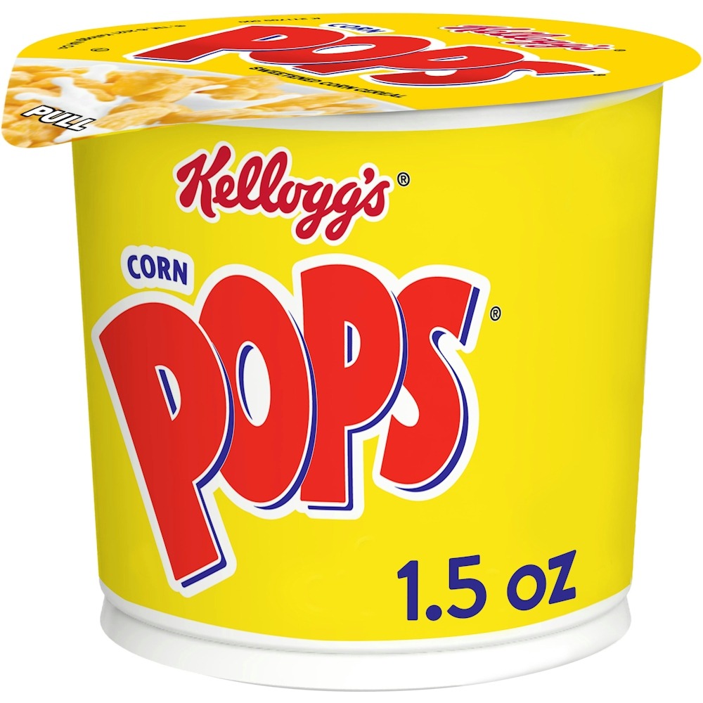 Corn Pops Kellogg's Original Breakfast Cereal Cup Single Serve