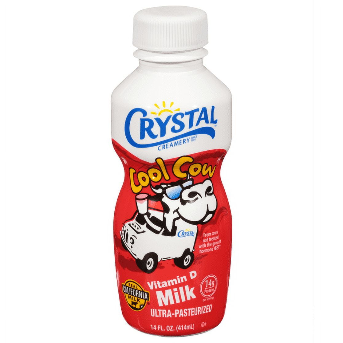 Crystal Creamery Milk, Vitamin D 14 Fl Oz