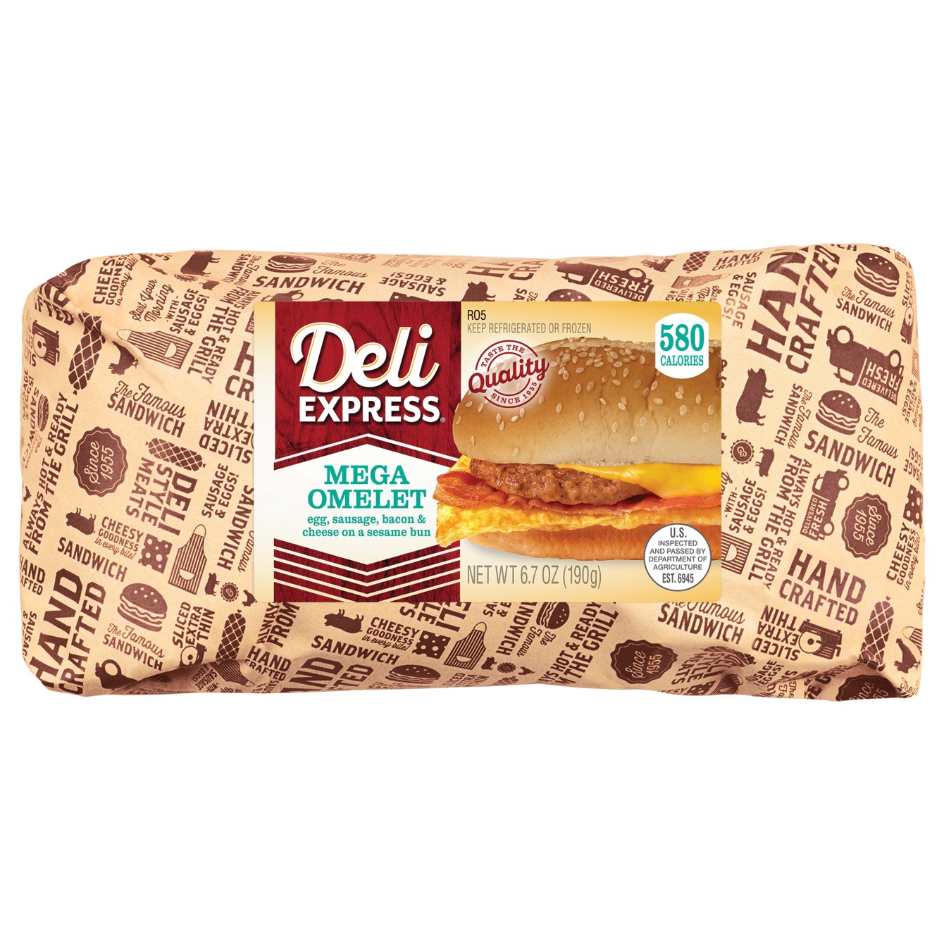 Deliexpres Mega Omelet Sandwich