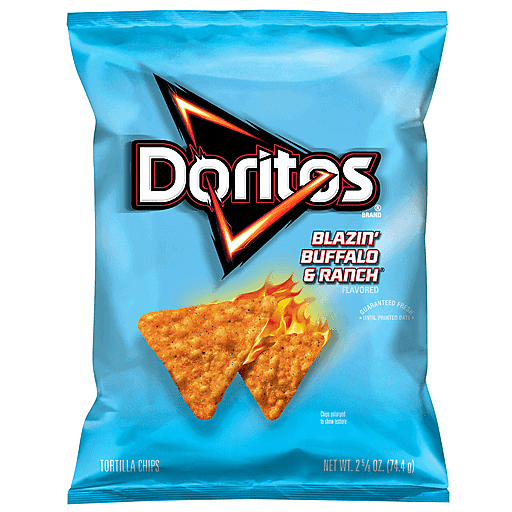 Doritos Blazin' Buffalo & Ranch Flavored, Tortilla Chips