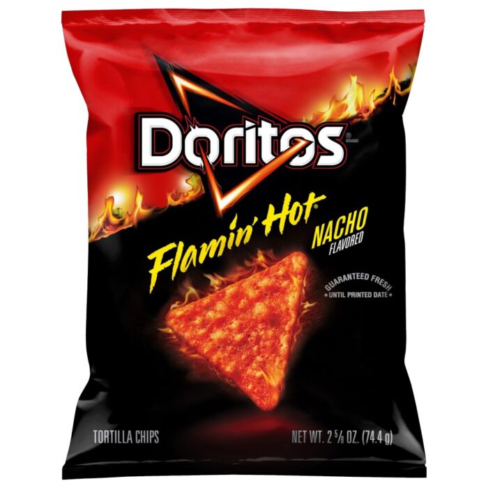 Doritos Flamin' Hot Nacho Flavored, Tortilla Chips Doritos Flamin' Hot Nacho Flavored, Tortilla Chips