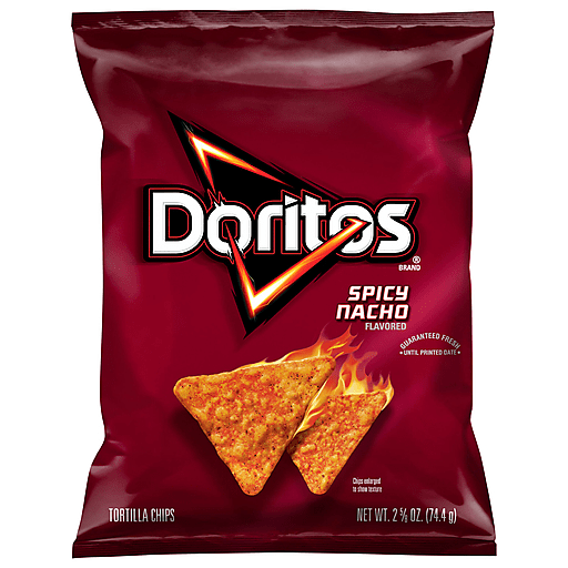 Dorito's Spicy Nacho Flavored, Tortilla Chips