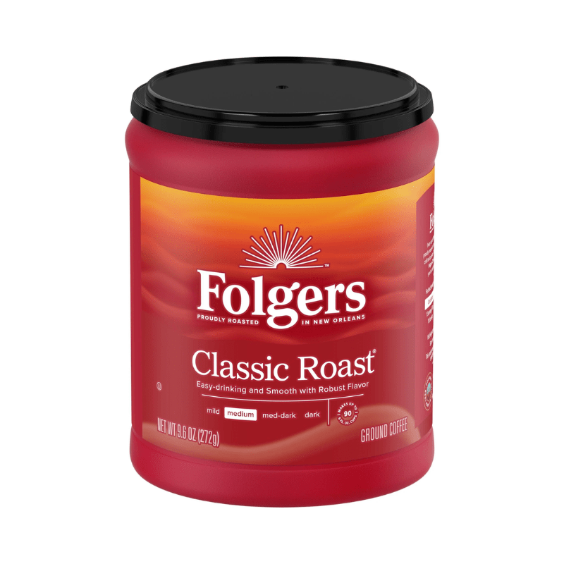 Folgers Ground Medium Classic Roast Coffee - 9.6 Ounce