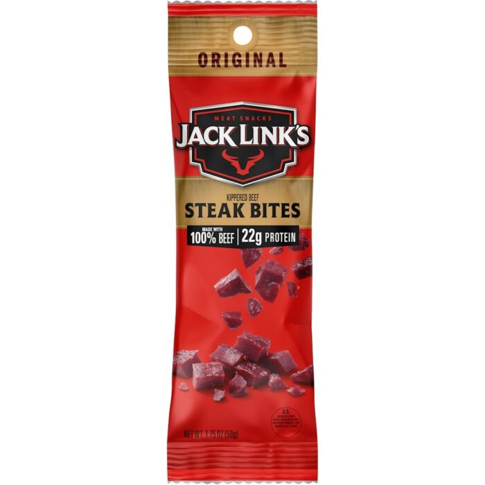 Jack Link's Beef Steak Bites, Original, Kippered
