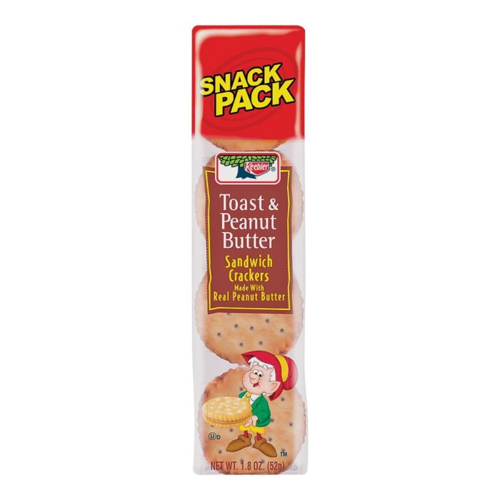 Keebler Sandwich Crackers, Toast & Peanut Butter, Big Snack Pack Keebler Sandwich Crackers, Toast & Peanut Butter, Big Snack Pack