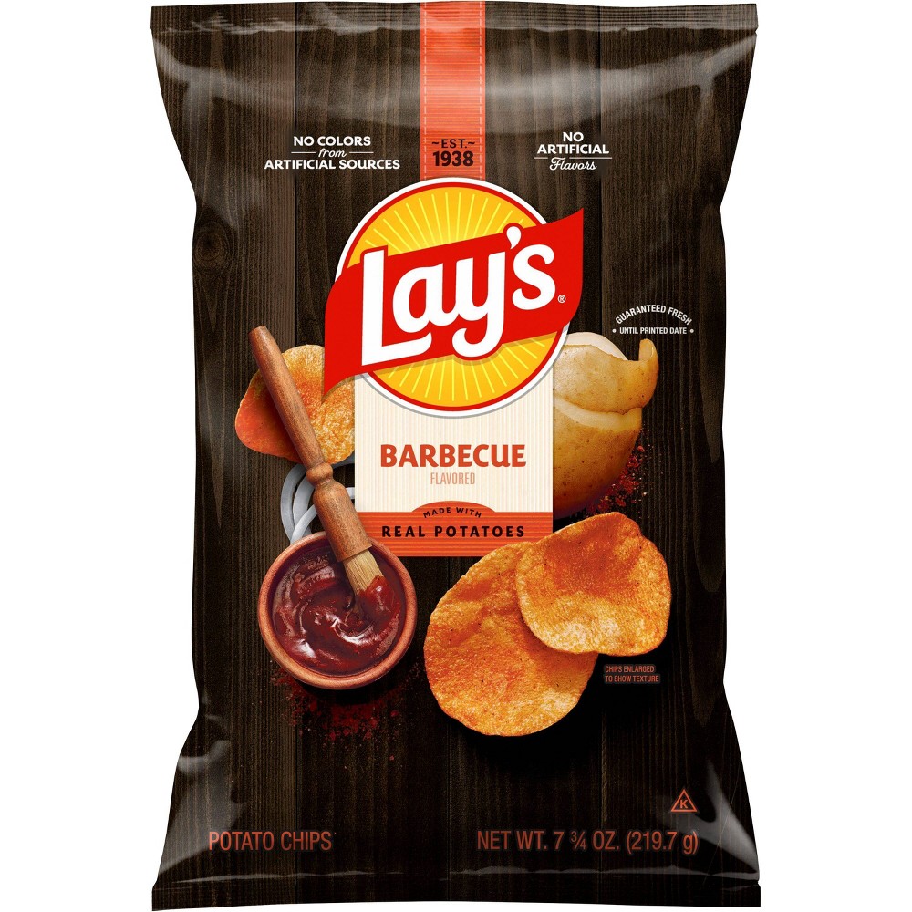 Lay's Barbecue Flavored Potato Chips - 7.75oz