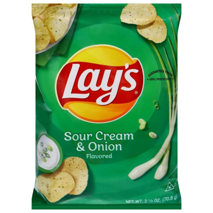Lay's Sour Cream & Onion Flavored Potato Chips Lay's Sour Cream & Onion Flavored Potato Chips