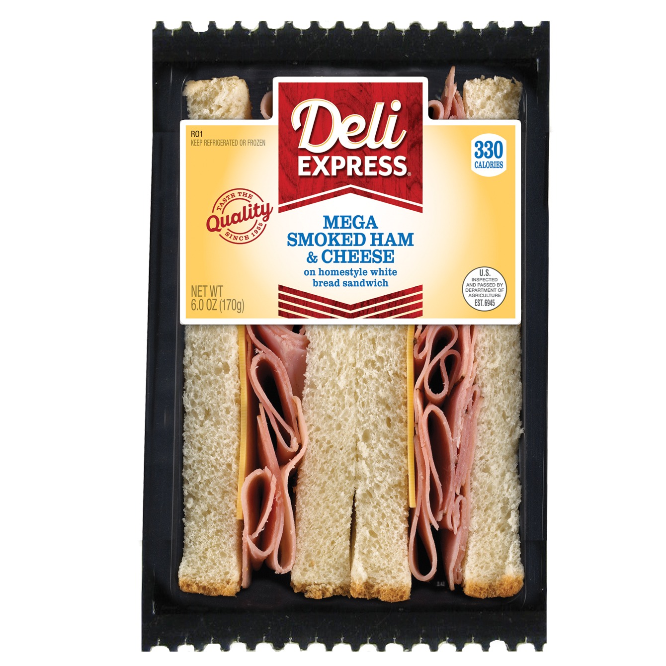 Deliexpres Mega Smoked Ham & Cheese