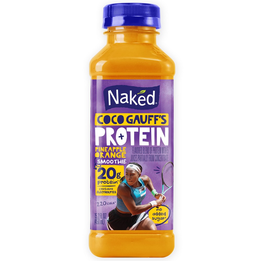 Naked Juice Pineapple Orange Coco Gauff's Protein Smoothie - 15.2 Fl Oz