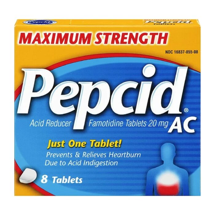 Pepcid Ac Maximum Strength Acid Reducer, Famotidine Tablets