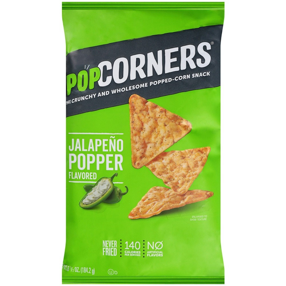 PopCorners Popped Corn Snack, Jalapeno Popper Flavored 6.5 Oz