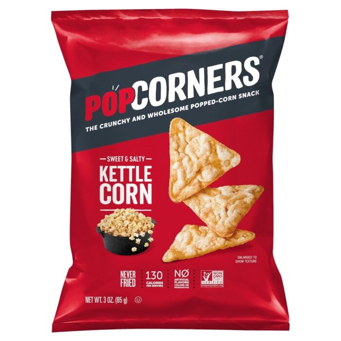 PopCorners Popped-Corn Snack, Kettle Corn, Sweet & Salty PopCorners Popped-Corn Snack, Kettle Corn, Sweet & Salty