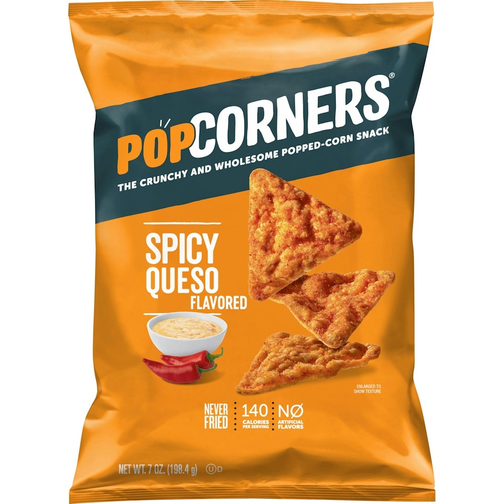 PopCorners Spicy Queso Popped Corn Snack 7 Oz