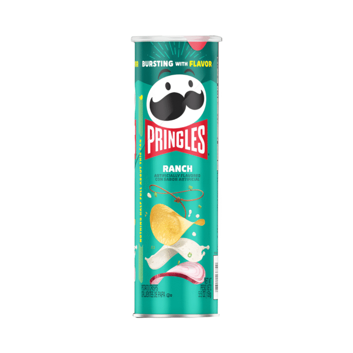 Pringles Ranch Potato Crisps Chips, Lunch Snacks Pringles Ranch Potato Crisps Chips, Lunch Snacks