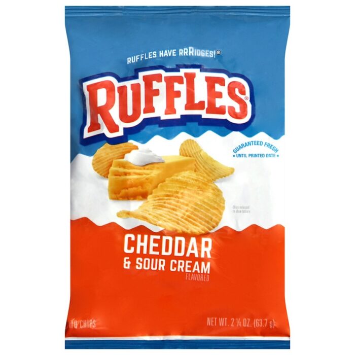 Ruffles Cheddar Sour Cream Potato Chips - 2.25oz