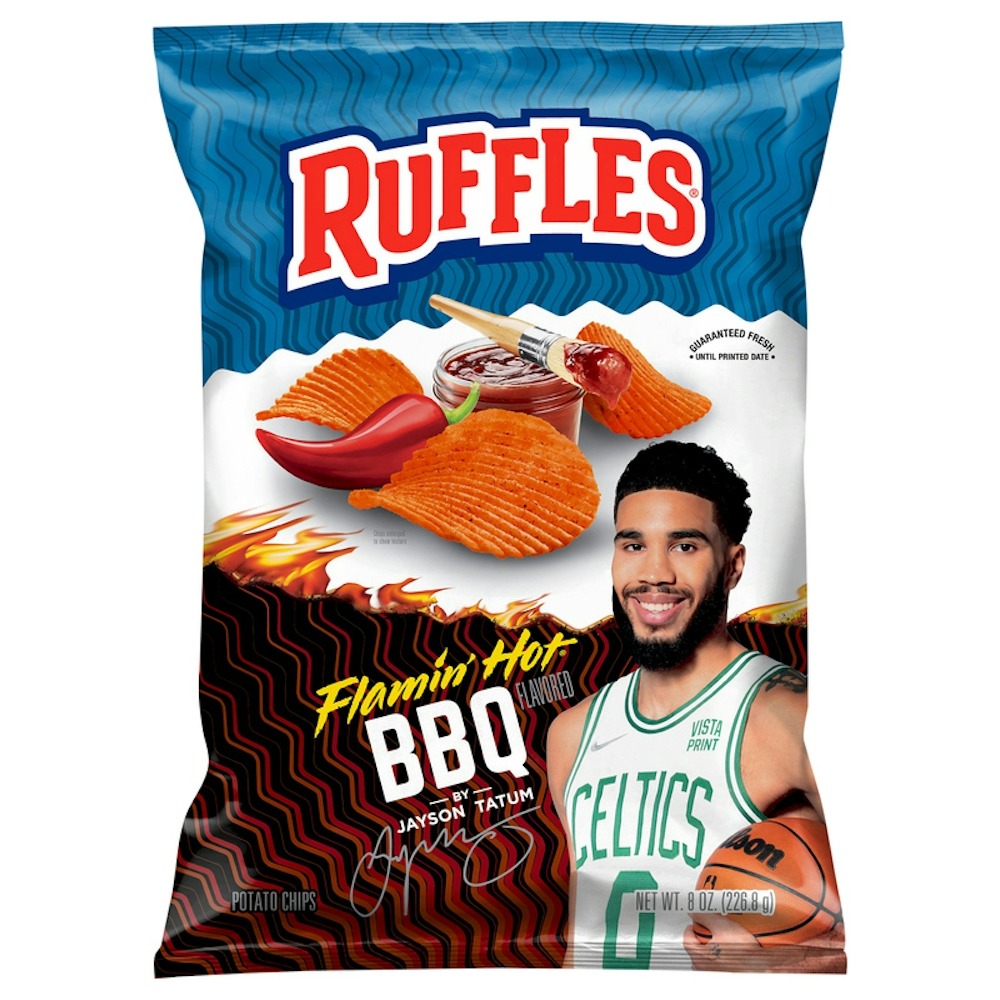 Ruffles Potato Chips, Flamin' Hot BBQ Flavored