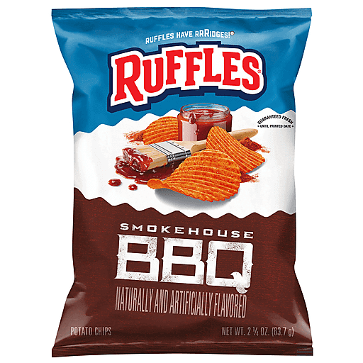 Ruffles Potato Chips Smokehouse BBQ