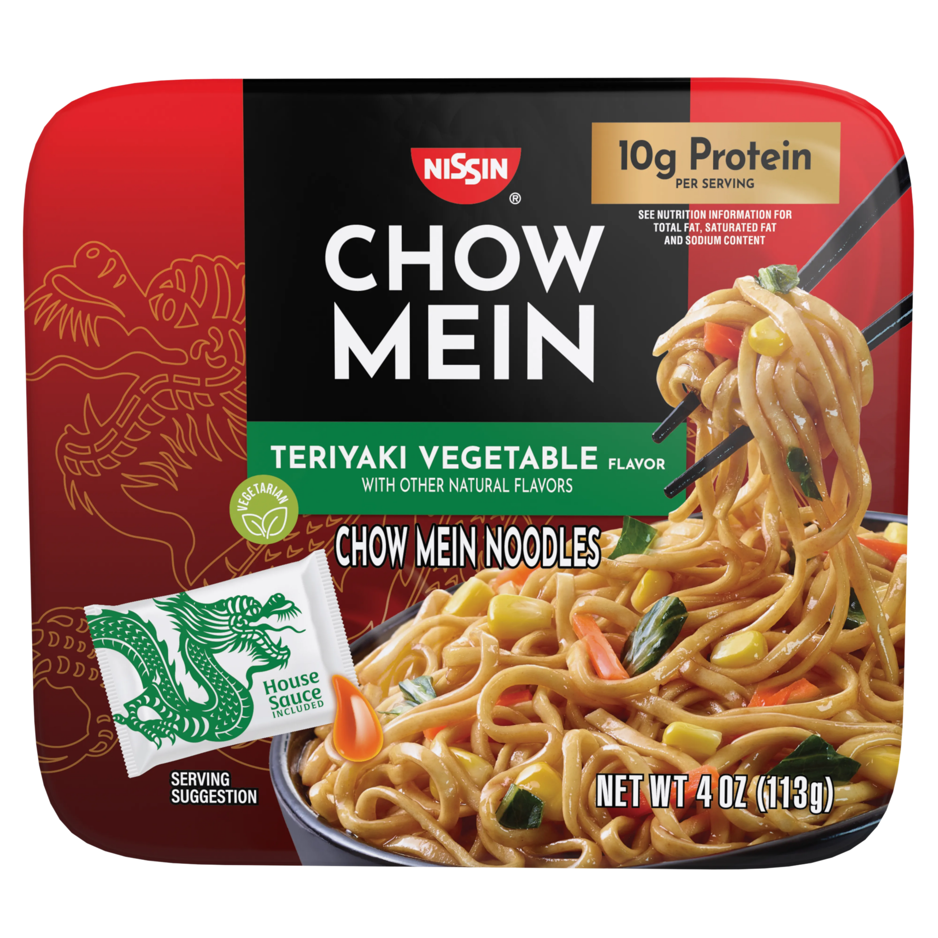 Nissin Chow Mein Teriyaki Vegetable