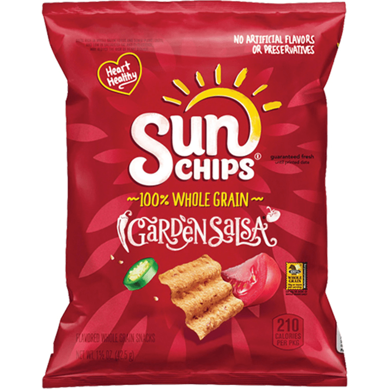 SunChips Snacks, Whole Grain, Garden Salsa