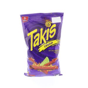 Takis Fuego Rolled Tortilla Chips Hot Chili Pepper & Lime