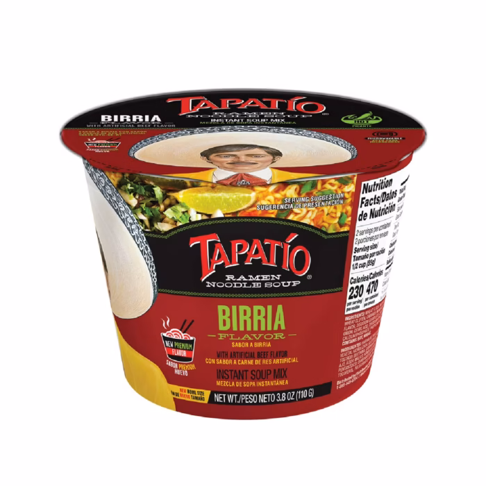 Tapatio Ramen Noodle Soup Birria Flavor