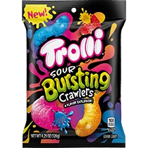 Trolli Sour Bursting Crawlers 4.25Oz  Bag