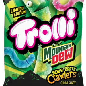 Trolli x Mountain Dew Sour Brite Crawlers 4.25 Oz  Bag
