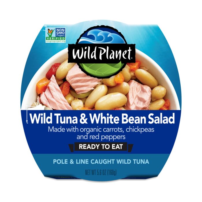 Wild Planet Tuna White Bean Salad - Case Of 12-5.6 Oz