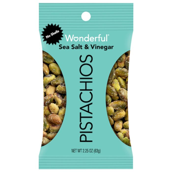 Wonderful Pistachios Sea Salt & Vinegar No Shell 2.25oz