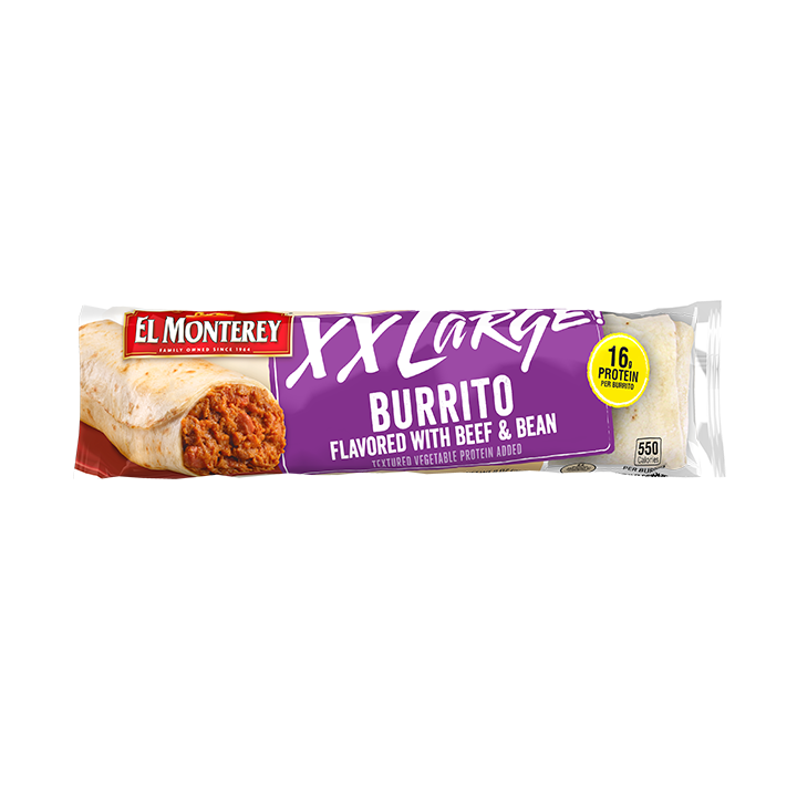 Elmonterey XXLarge Beef & Bean Burrito