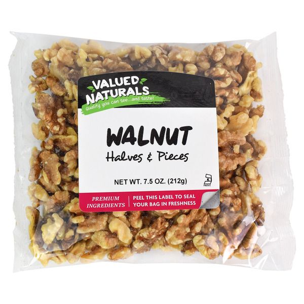Valued Naturals Halves & Pieces Walnut 7.5 oz