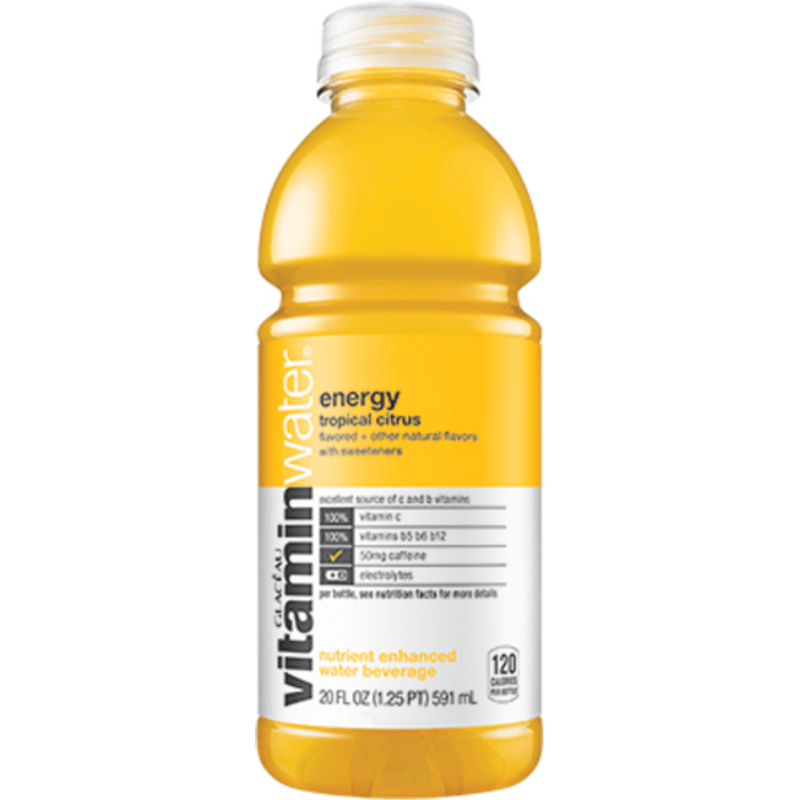Vitamin Water Energy Tropical Citrus Bottle 20 oz