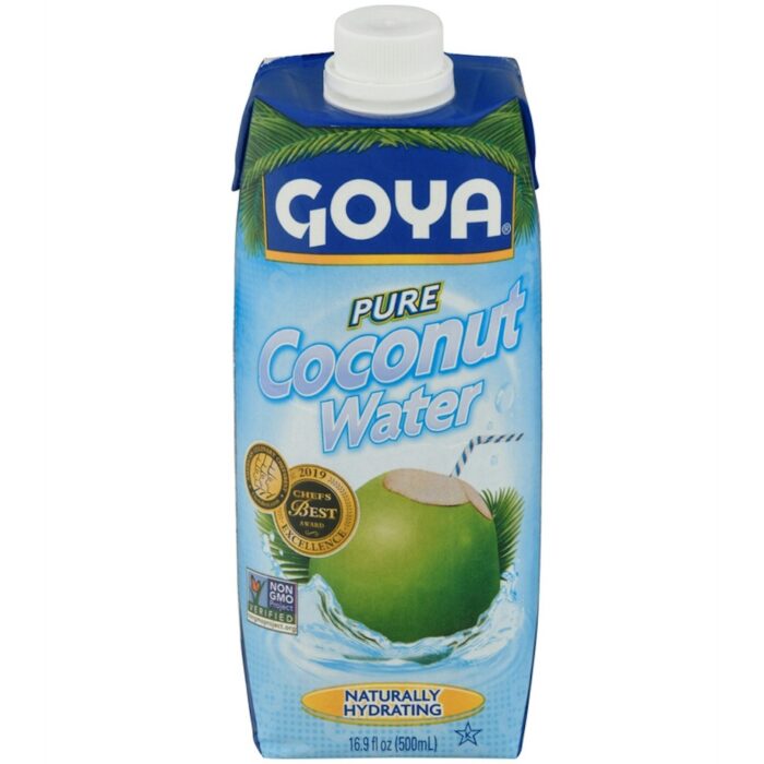 Goya 100% Pure Coconut Water - 16.9 Fl Oz Carton