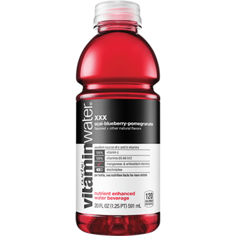 Vitamin Water XXX Acai Blueberry Pomegranate 20 Oz