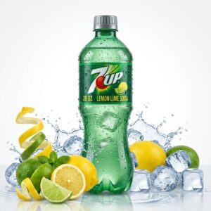 7UP Lemon Lime Flavored Soda 20 Fl Oz Bottle