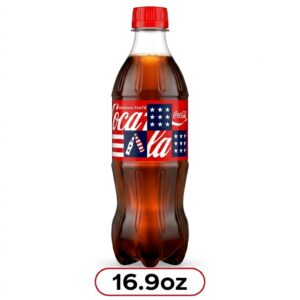 Coca-Cola Soda Soft Drink Bottles, 16.9 Fl Oz Bottle