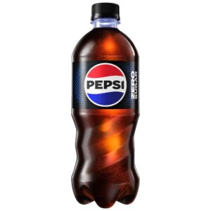 Pepsi Zero Sugar Cola Soda 20 Fl Oz Bottle
